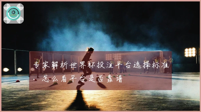 专家解析世界杯投注平台选择标准，怎么看平台是否靠谱