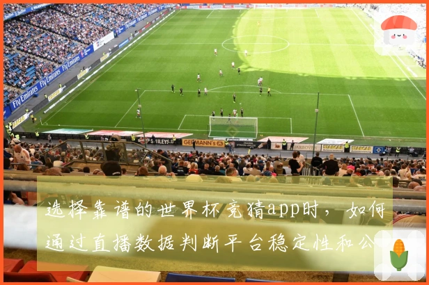 选择靠谱的世界杯竞猜app时，如何通过直播数据判断平台稳定性和公平性