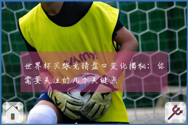 世界杯买球竞猜盘口变化揭秘：你需要关注的几个关键点