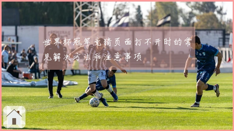 世界杯冠军竞猜页面打不开时的常见解决方法和注意事项